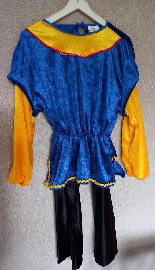 verkleedpak zwarte piet maat 128, Diversen, Sinterklaas, Zo goed als nieuw, Ophalen of Verzenden