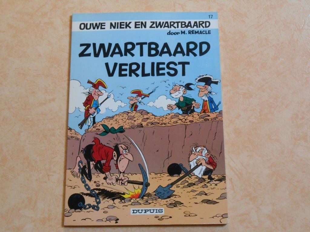 Ouwe Niek en Zwartbaard 17 Zwartbaard verliest 1973 1 ste dr, Boeken, Eén stripboek, M. Remacle, Nieuw, Ophalen of Verzenden