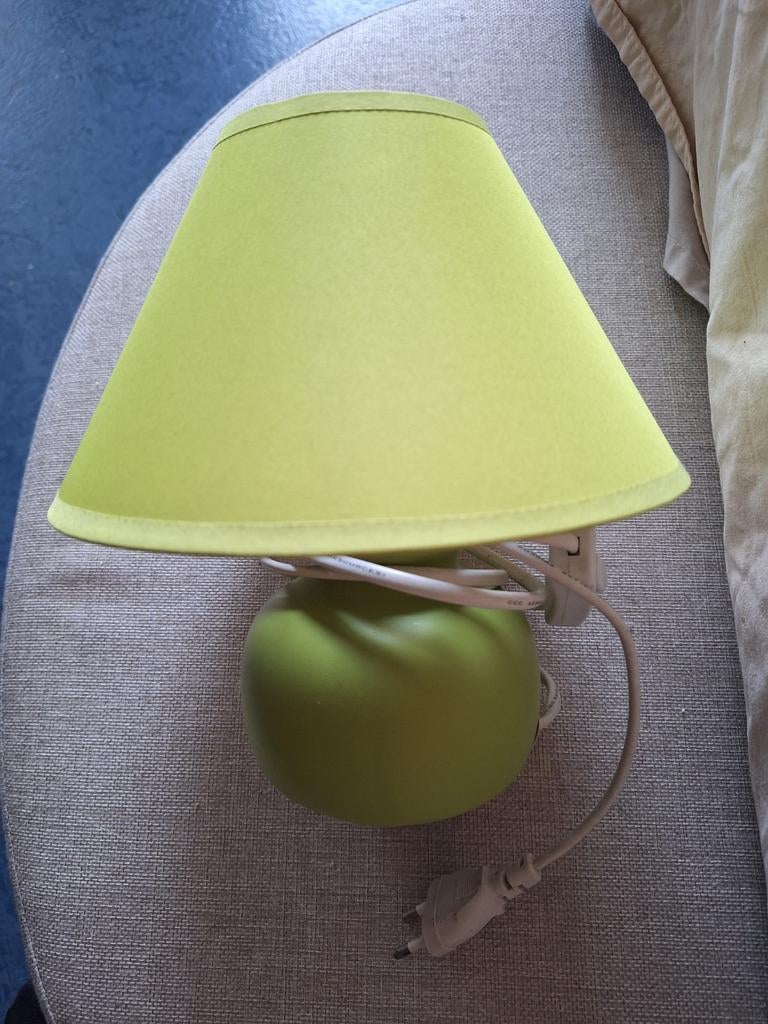 Lampe de chevet vert pomme, Maison & Meubles, Enlèvement ou Envoi