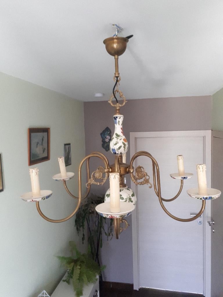 Lustre ancien., Maison & Meubles, Enlèvement, Utilisé, Autres matériaux