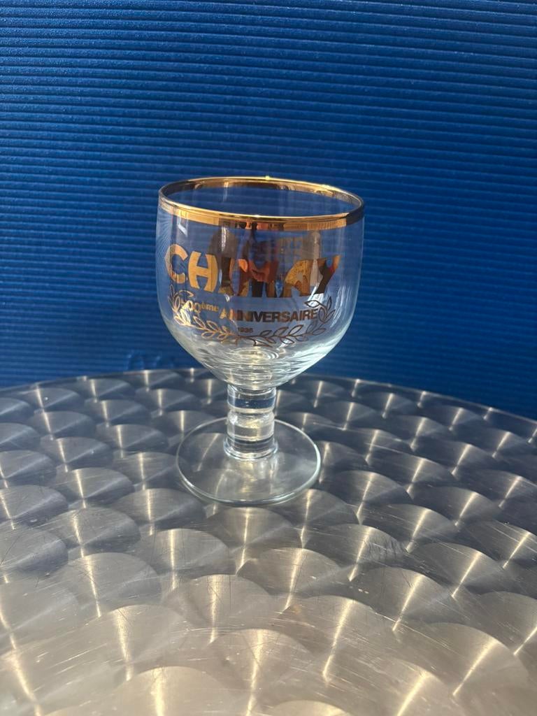 Verre chimay 500e anniversaire, Collections, Enlèvement ou Envoi, Neuf, Verre à bière