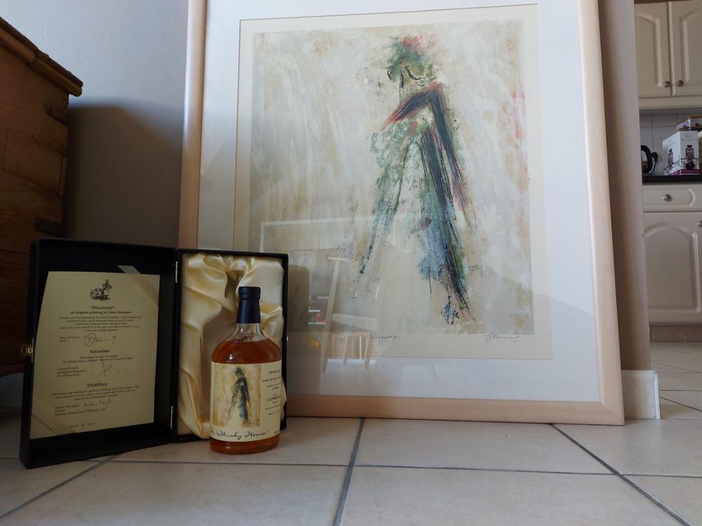 Whisky Laphroaigh 1966, Enlèvement, Neuf