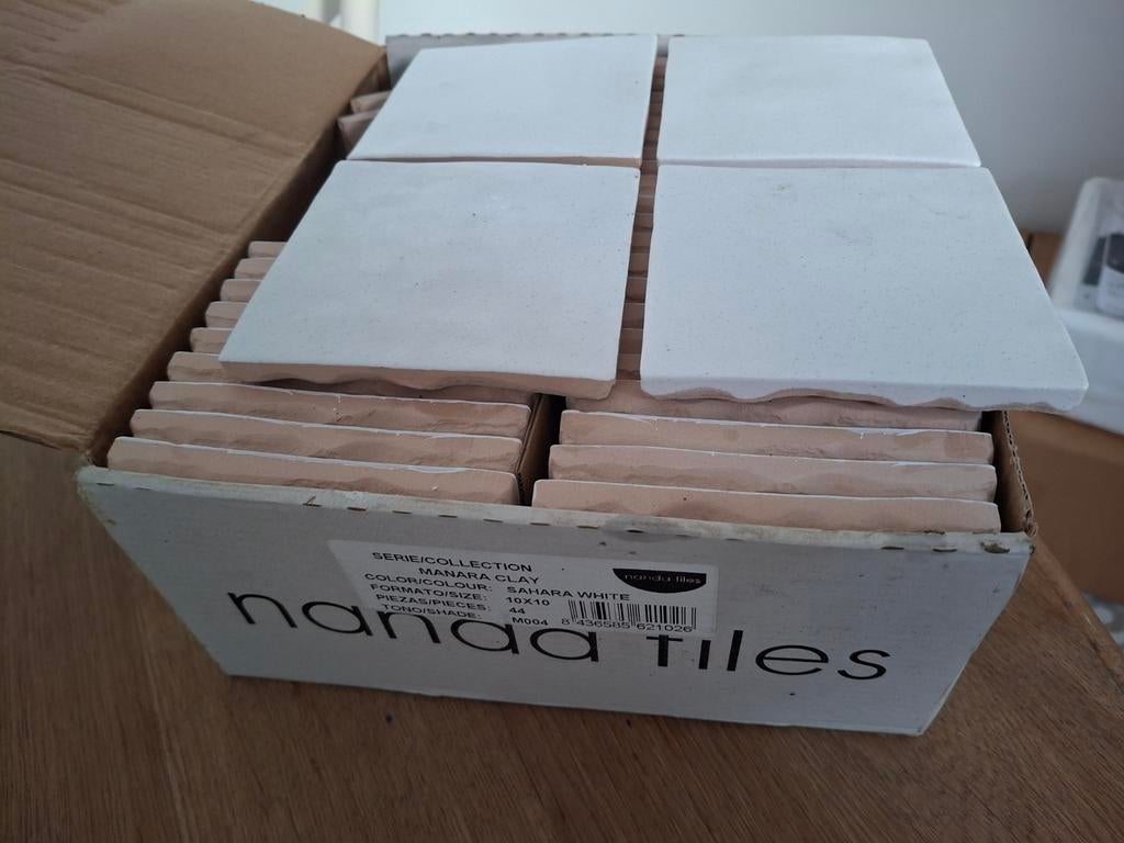 Muurtegels 10x10 (120 stuks), Doe-het-zelf en Bouw, Tegels, Ophalen, Wandtegels, Nieuw, Minder dan 20 cm