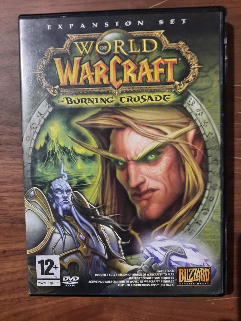 PC DVD Rom World of Warcraft Burning Crusade, Enlèvement ou Envoi, Utilisé