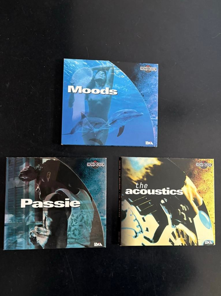 3 CD’s : Moods en Passie en The Acoustics, Cd's en Dvd's, Cd's | Verzamelalbums, Gebruikt, Overige genres, Ophalen of Verzenden