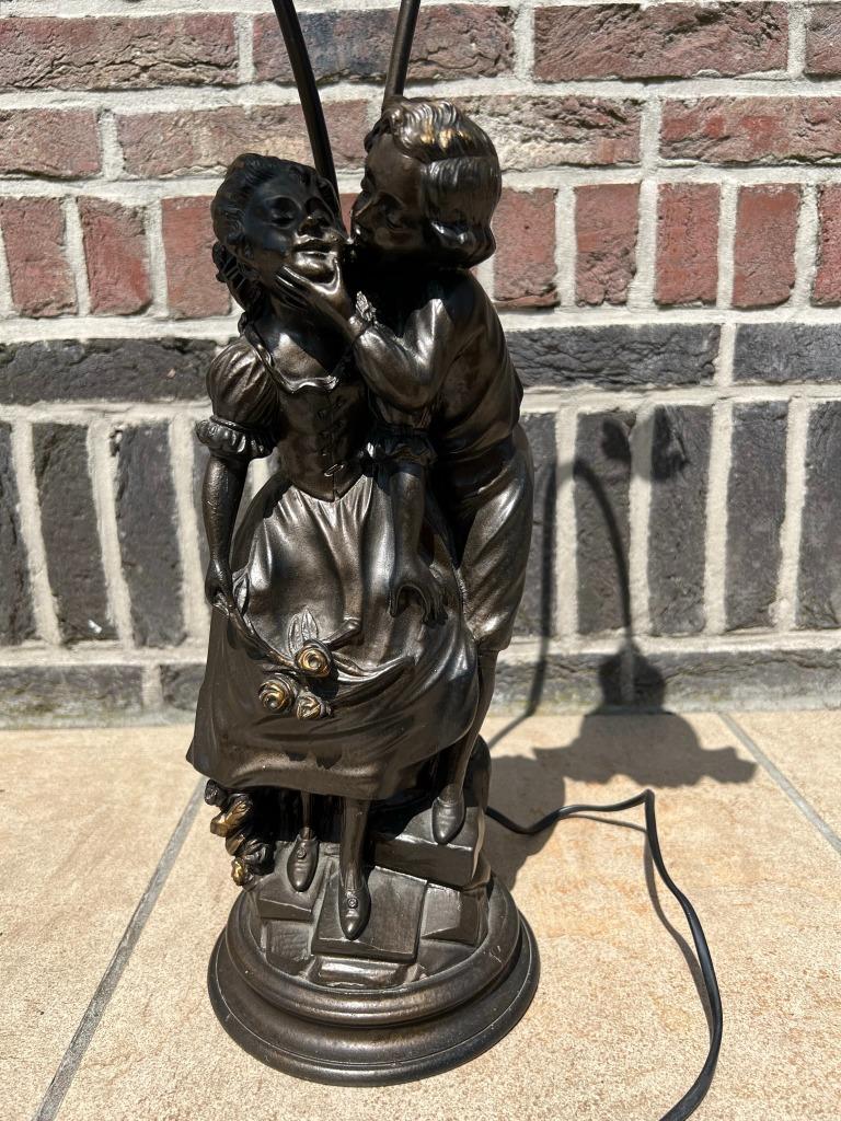 Grote staanlamp / tafel lamp, 2 kinderen 2 lampen, Huis en Inrichting, Ophalen, Gebruikt, Overige materialen, Minder dan 100 cm