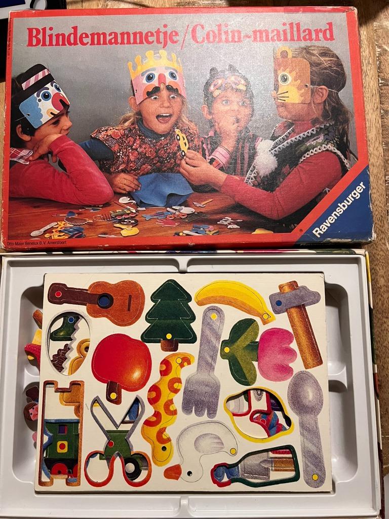 Blindemannetje / Colin-Maillard *Ravensburger* vintage spel, Antiek en Kunst, Antiek | Speelgoed, Ophalen of Verzenden
