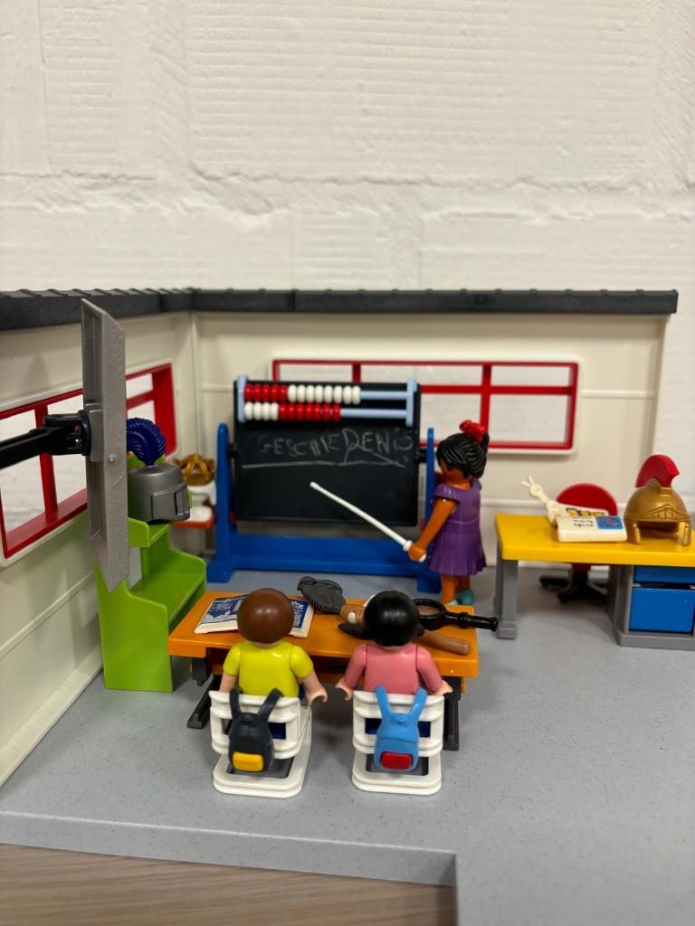 Playmobil - school, Ophalen, Zo goed als nieuw, Complete set