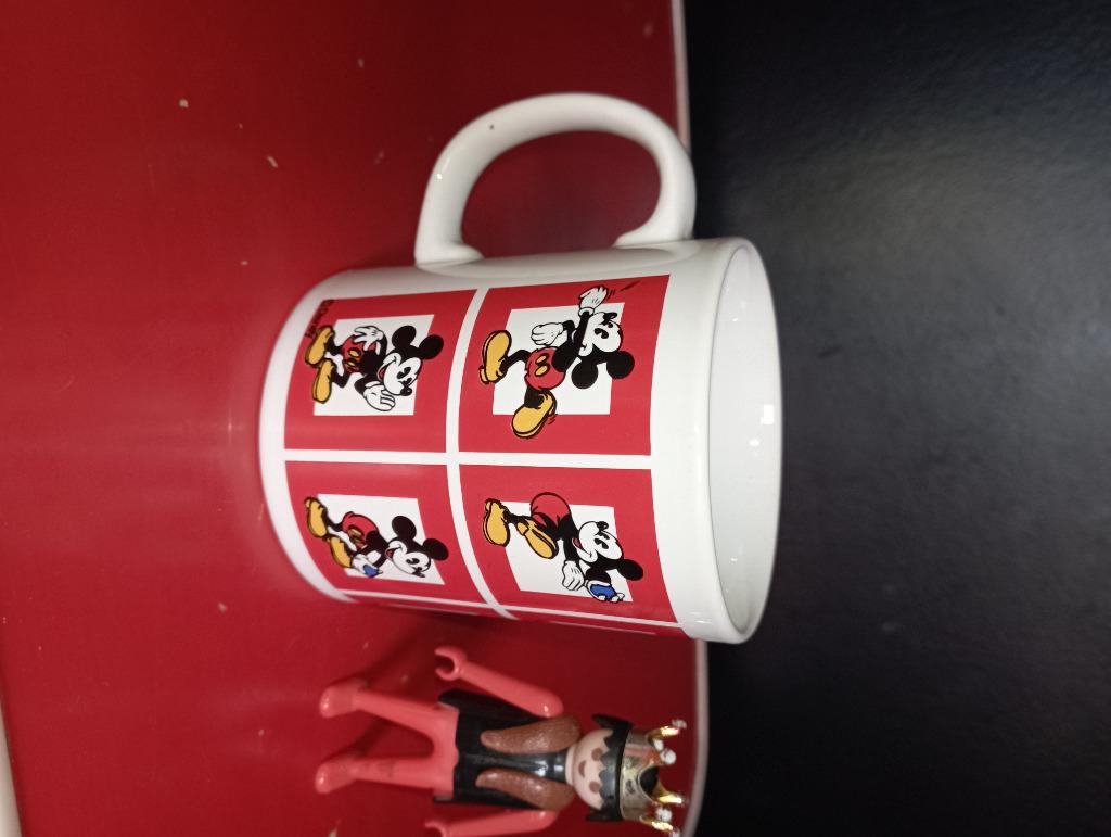573) Mickey mouse kop/tas/mok, Ophalen of Verzenden, Mickey Mouse, Zo goed als nieuw, Servies