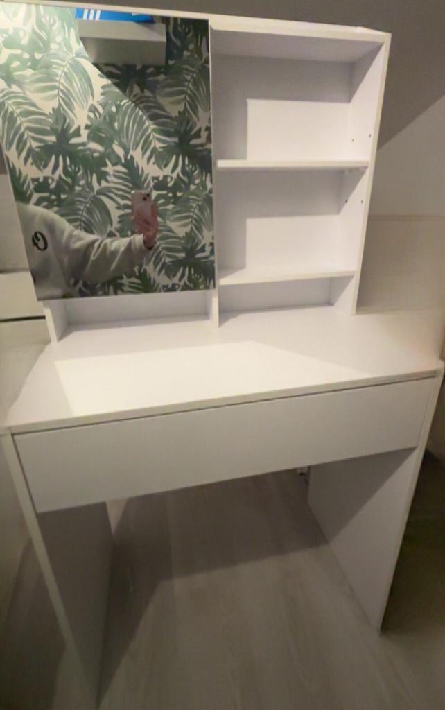 Make-up tafel, Ophalen, Gebruikt, Hout, Modern