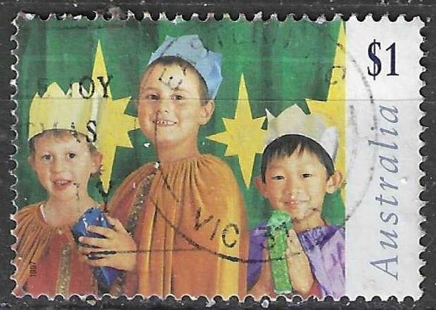 Australie 1996 - Yvert 1626 - Noël - Trois Rois (ST), Envoi, Affranchi