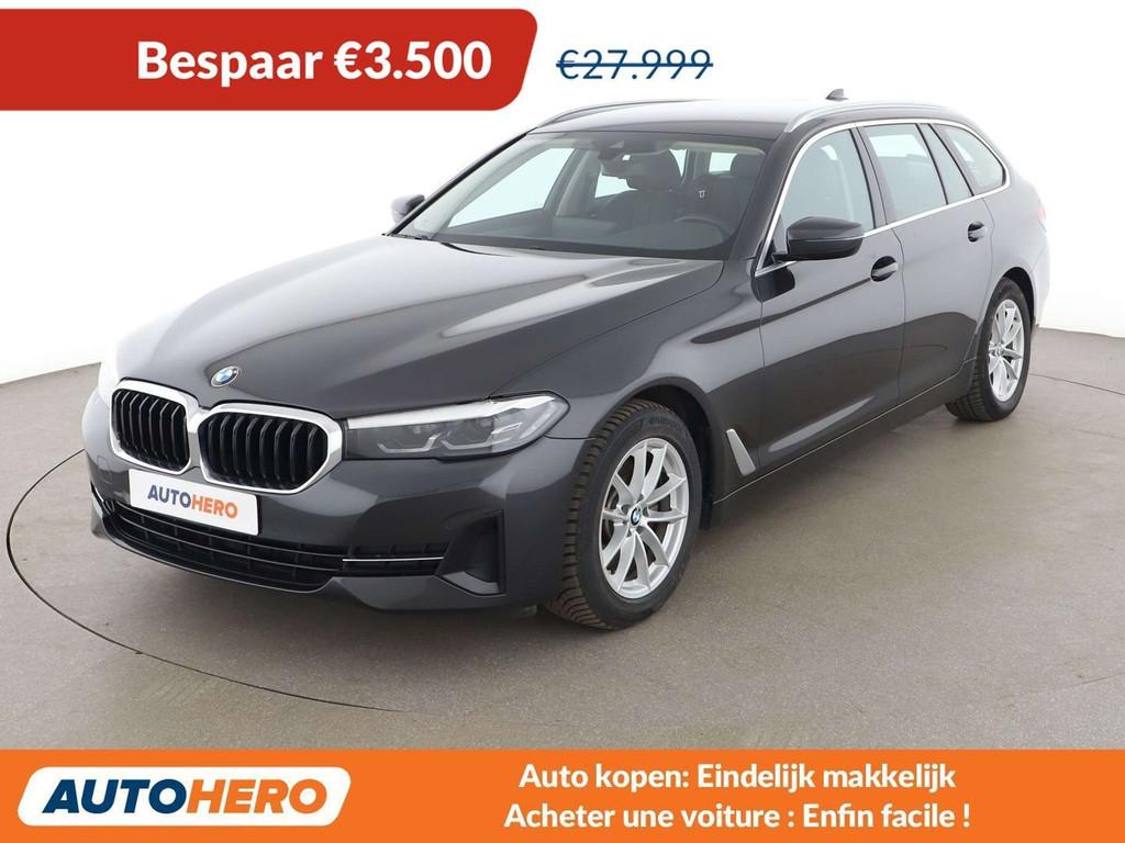 BMW 5 Serie 520 520i Mild-Hybrid (automatique), Autos, BMW, Cuir, https://public.car-pass.be/vhr/fa7467e5-8ccc-4b11-a8f0-169f59c99eaf