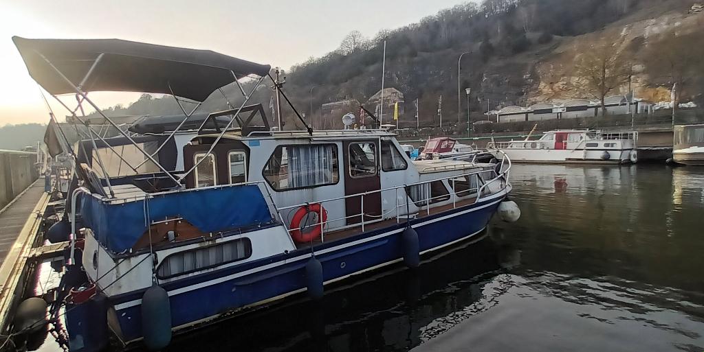 Vedette hollandaise habitable 9,9m, Watersport en Boten, Motorboten en Motorjachten, Ophalen, Gebruikt, Staal, Binnenboordmotor