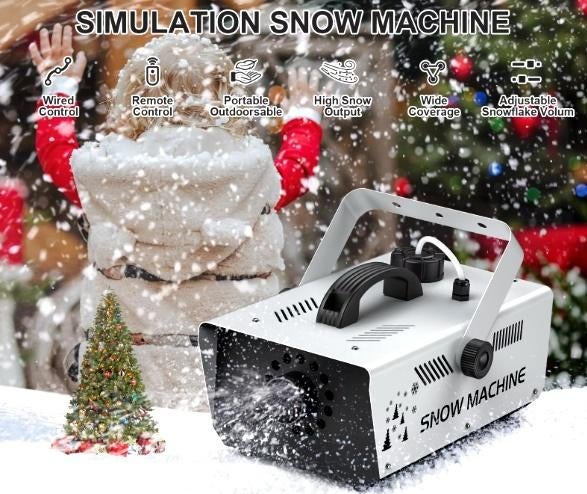 First Class 2500 W High Power Sneeuw Machine, Ophalen of Verzenden, Nieuw, Licht, Geluidgestuurd