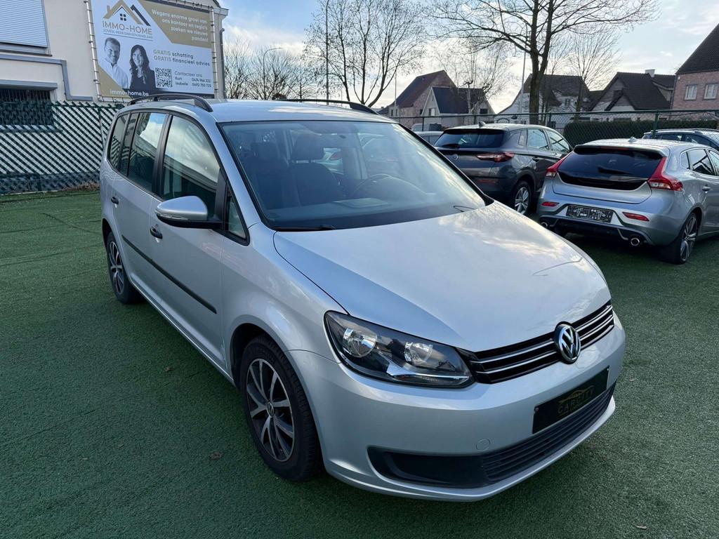 Volkswagen Touran Touran 1.6 TDI Trendline7PLGPSEURO5, Voorwielaandrijving, Euro 5, Gebruikt, Zwart