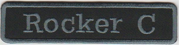 Harley Davidson Rocker C stoffen opstrijk patch embleem #2, Verzenden, Nieuw