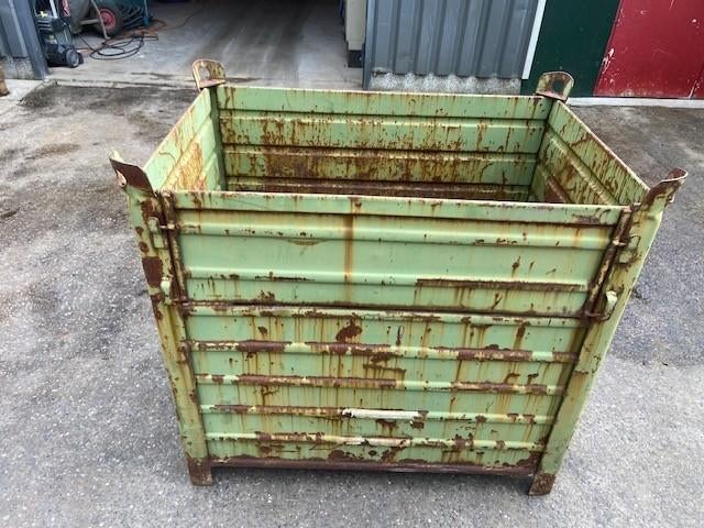 BAC À MATÉRIAUX POUR ÉLÉVATEURS ET APPAREILS DE LEVAGE, Enlèvement, 100 cm ou plus, Utilisé, 50 cm ou plus