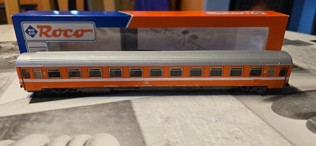 Lots de wagons voyageurs HO roco et euroscale, Hobby & Loisirs créatifs, Trains miniatures | HO, Neuf, Courant alternatif, Wagon