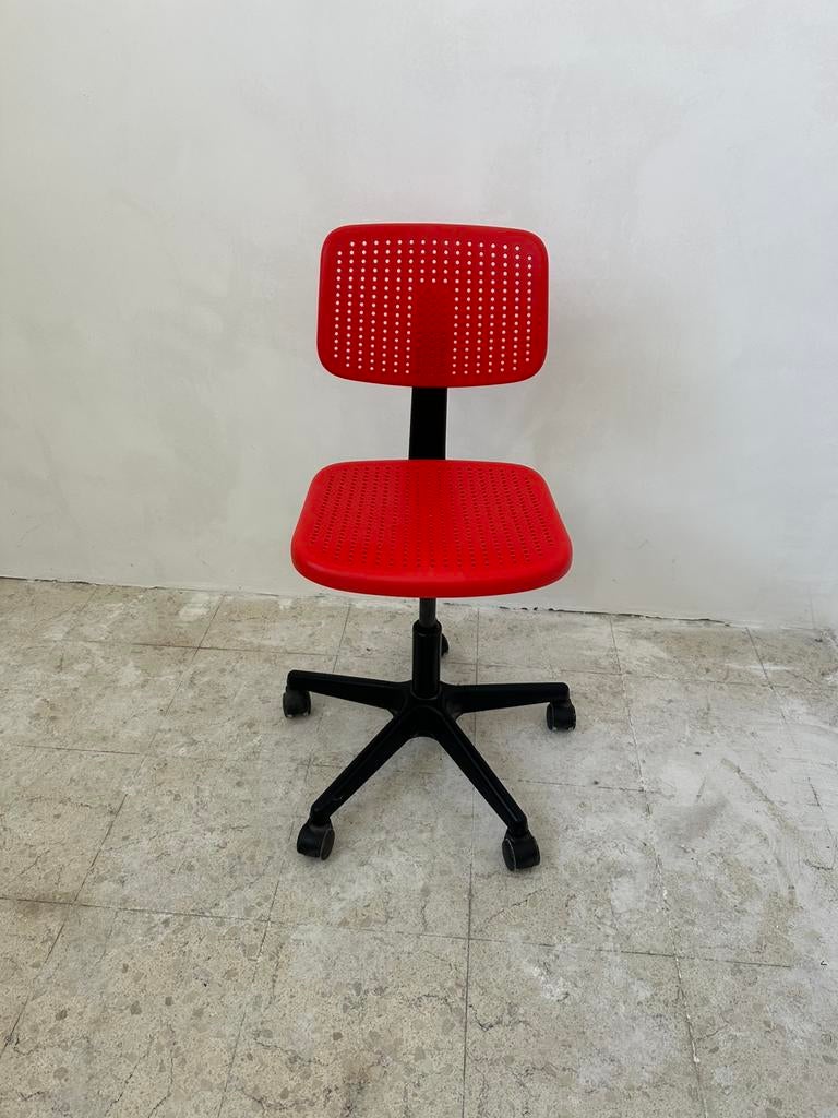 Chaise de bureau, Maison & Meubles, Enlèvement, Comme neuf, Rouge, Chaise de bureau