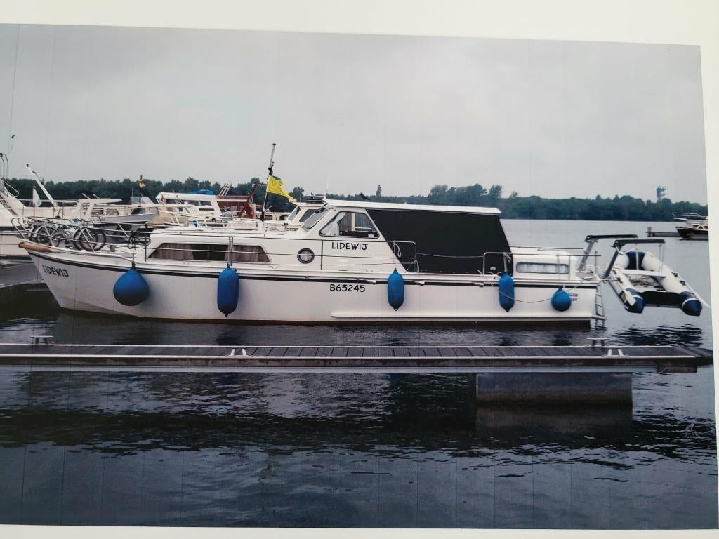 Stalen Zwaluwkruiser met bijboot (Zodiac), Watersport en Boten, Motorboten en Motorjachten, Ophalen, Gebruikt, Staal, Diesel