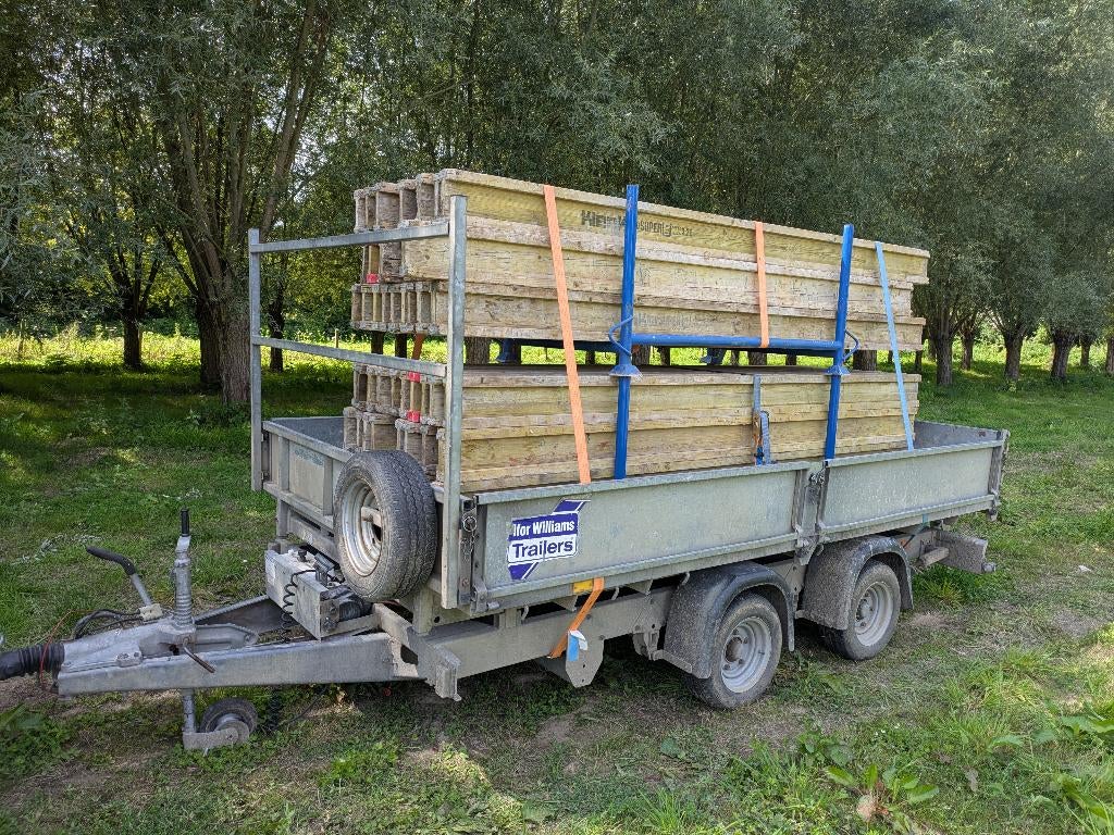 Doka systeembalken H20 + duw- en trekschoren, Doe-het-zelf en Bouw, Overige Doe-Het-Zelf en Bouw, Zo goed als nieuw, Ophalen