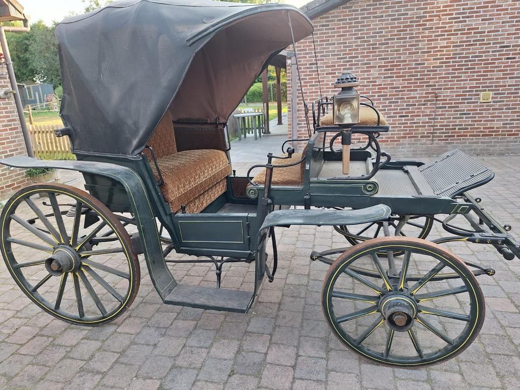 Antieke koets Duitse parkwagen
