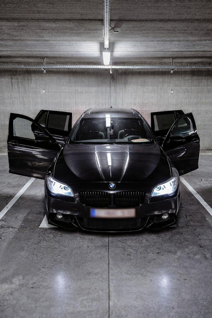 BMW 520D F11 2013 LCI - M PACK - VOLLEDIGE OPTIES, Auto's, Automaat, Leder, 5 deurs, Particulier