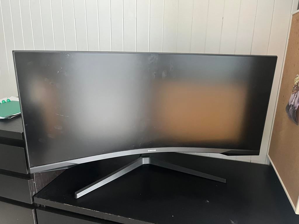 Samsung game monitor curved 34 inch, Informatique & Logiciels, Moniteurs, Enlèvement, Comme neuf, Ultrawide, Gaming