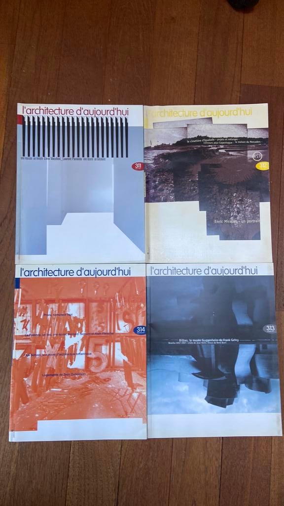 4 l’architecture d’aujourd’hui tijdschriften van 1997, Enlèvement ou Envoi, Neuf