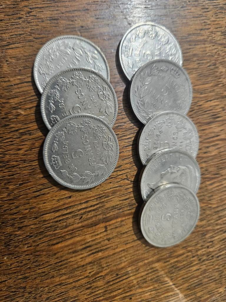 Stukken 5fr Nikkel Albert I, Verzenden