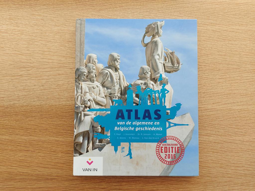Atlas van de algemene en Belgische geschiedenis > NIEUWstaat, Boeken, Ophalen of Verzenden, Zo goed als nieuw, Van in