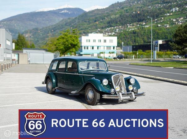 Citroën Traction Avant | 1951 | Route 66 Auctions, Auto's, Citroën, Zwart, Bedrijf, Handgeschakeld
