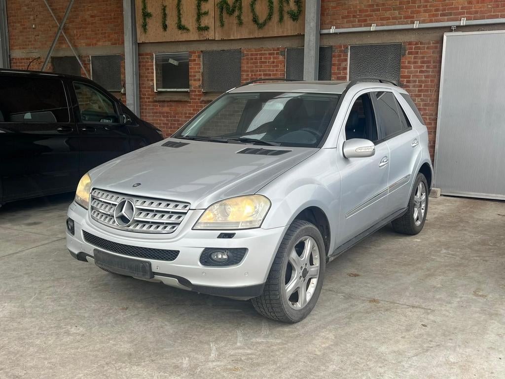 Mercedes ML320 CDI - BJ:2008 - 375.000km (vermogenverlies), Auto's, Mercedes-Benz, Automaat, Zwart, Start-stop-systeem, Leder