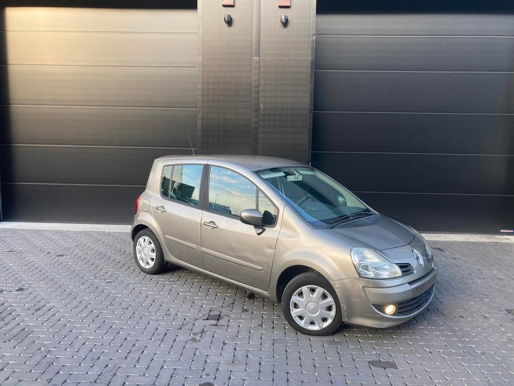 Renault, Modus 1.2 essence climat, vc, ve, control carnet, Auto's, Euro 5, Zwart, Bedrijf, Handgeschakeld