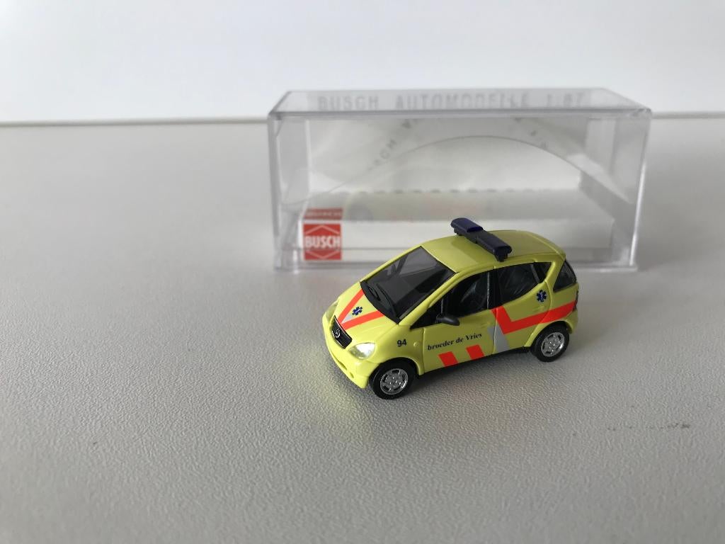 BUSCH - MERCEDES A - BROEDER DE VRIES - 1/87, Verzenden, Nieuw, Auto, Overige merken