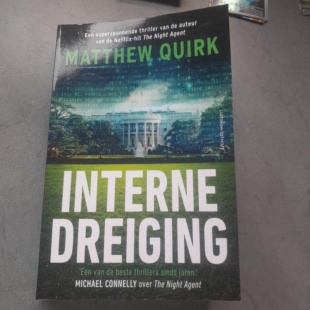 Matthew Quirk - Interne dreiging, Boeken, Thrillers, Ophalen