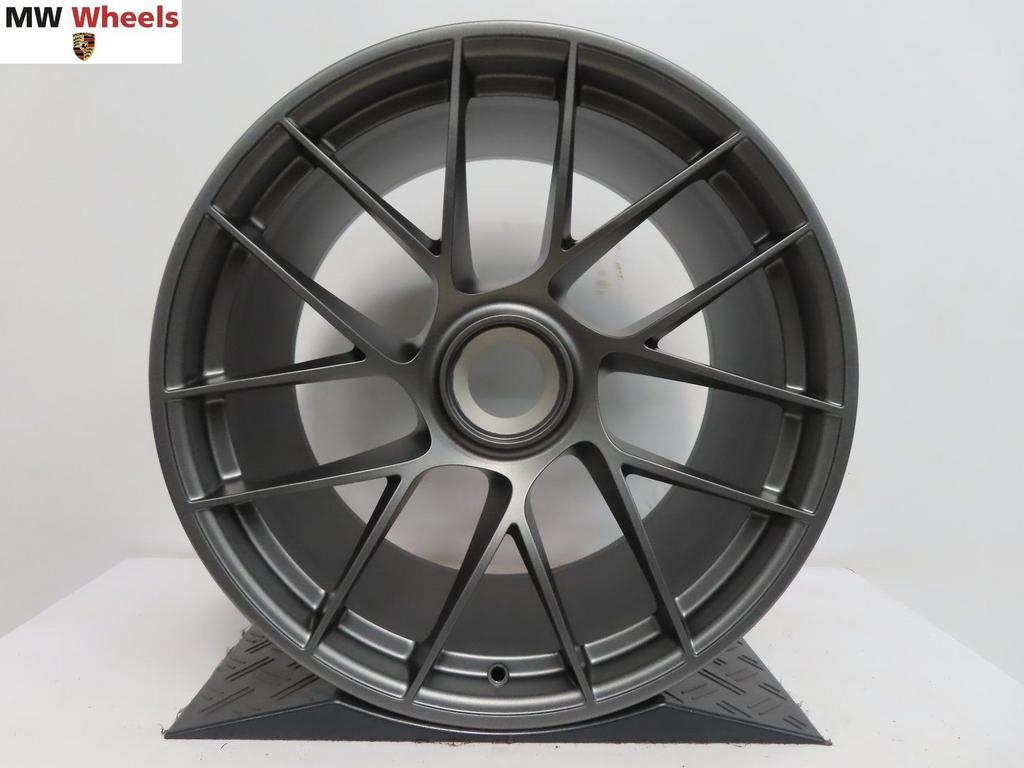 Originele Porsche 20 inch 911 991 MKII GTS velgen Titan grey, Auto-onderdelen, Banden en Velgen, Velg(en), -, -, Nieuw
