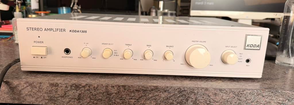 Amplificateur hi-fi -Koda 1305, Enlèvement, Utilisé, Stéréo, 60 à 120 watts