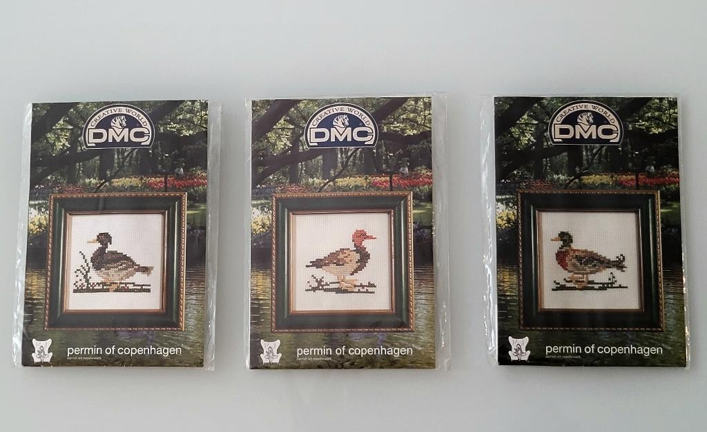 Lot 3 Kit DMC permin of copenhagen , nieuw, borduurpakket, Ophalen, Nieuw, Handborduren, Borduurpakket