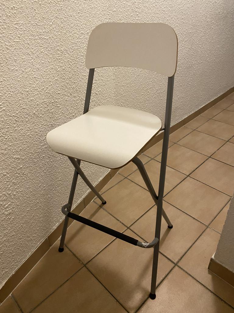 2 chaises de bar hauteur comptoir, Neuf, 2 tabourets, Enlèvement, Bois