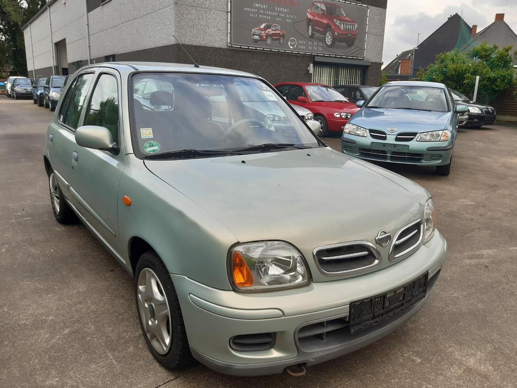 Nissan micra met airco in, Auto's, Nissan, Blauw, Micra, 5 deurs, Particulier