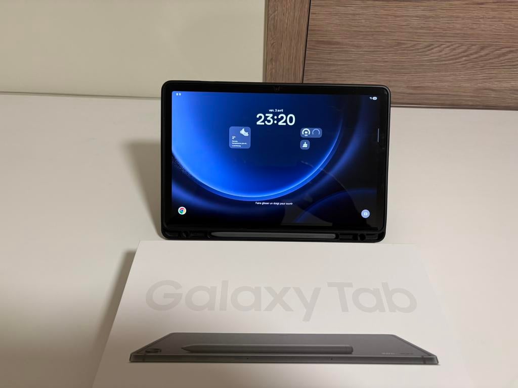Samsung Galaxy Tab S9 FE WIFI 128Gb + SPen, Ophalen of Verzenden, Zo goed als nieuw