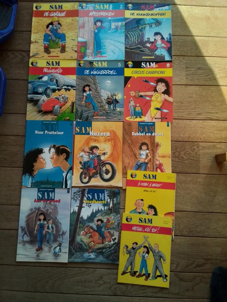 Sam  complete reeks + 2 extra albums  13x sc, Boeken, Stripverhalen, Ophalen of Verzenden, Zo goed als nieuw