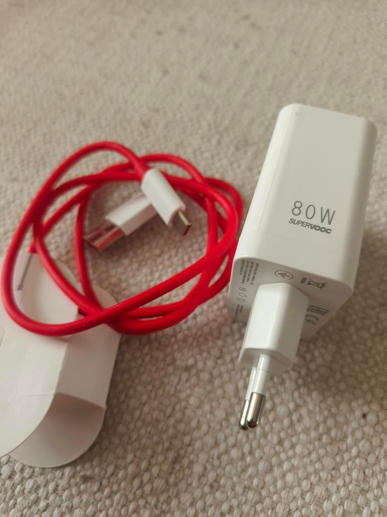 80w Usb-c Oplader Super fast ,super snel supervooc nieuwe., Telecommunicatie, Ophalen