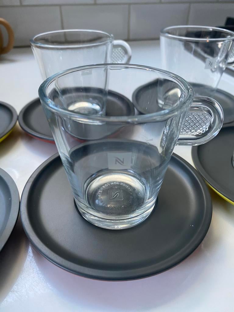 Nespresso tasjes design ADN, Ophalen, Nieuw, Glas, Kop(pen) en/of Schotel(s)