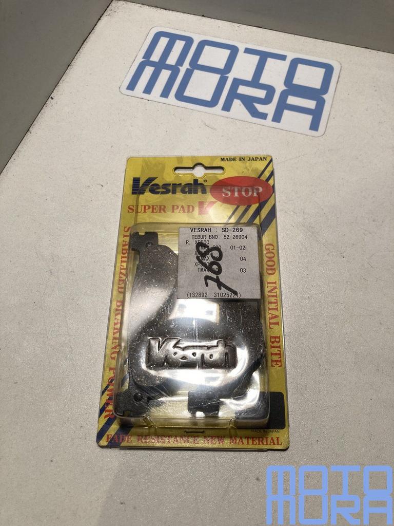 Vesrah SD-269 remblokken set Yamaha Xmax XP500 YP400 achterr, Motos, Pièces | Yamaha, Neuf, Enlèvement ou Envoi