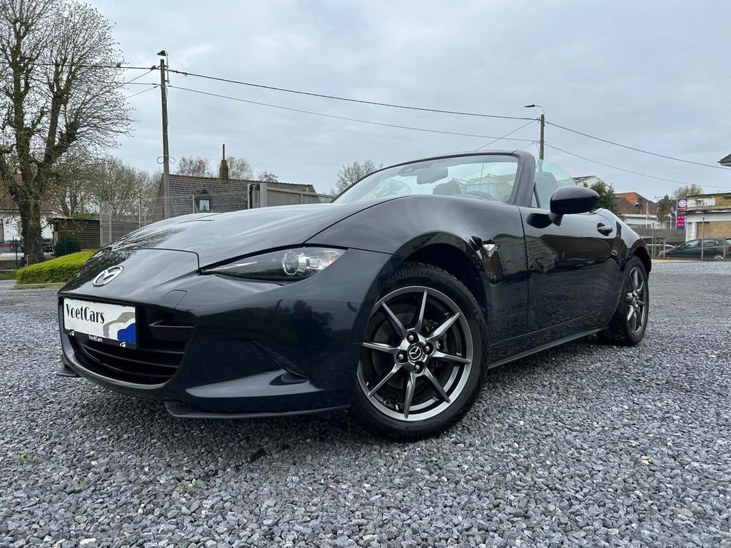 Mazda MX-5 1.5 Skyactiv / Leder - GPS - Camera, Auto's, Mazda, Voorwielaandrijving, 1498 cc, 4 cilinders, Cabriolet