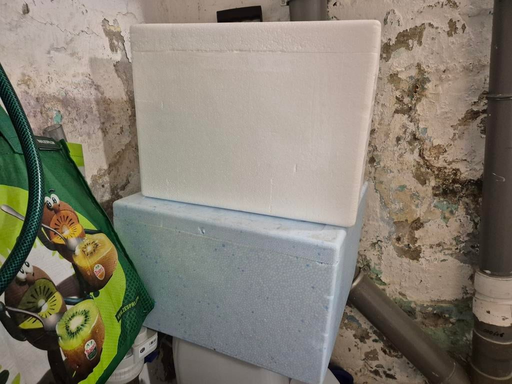 Caisse frigolite, Enlèvement