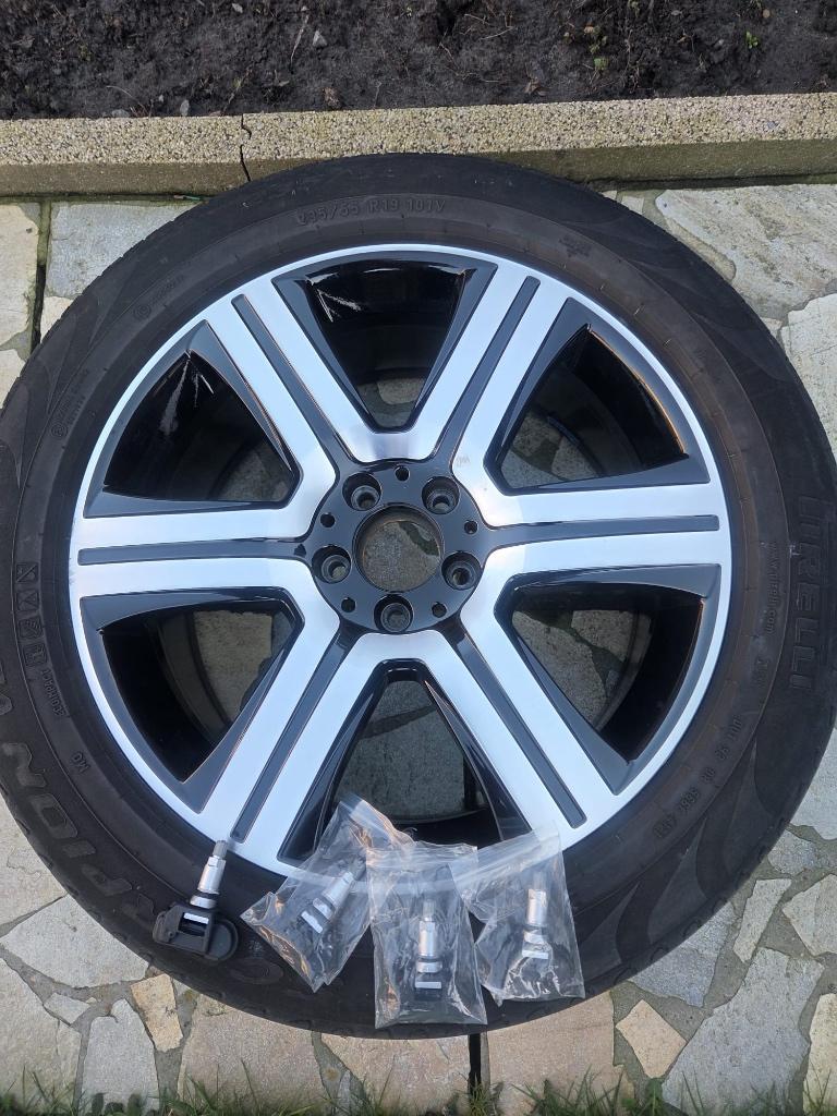 jantes Mercedes GLC, GLE et autres et valves TPMS, Pneus et Jantes, Véhicule de tourisme, Pneus été, Utilisé