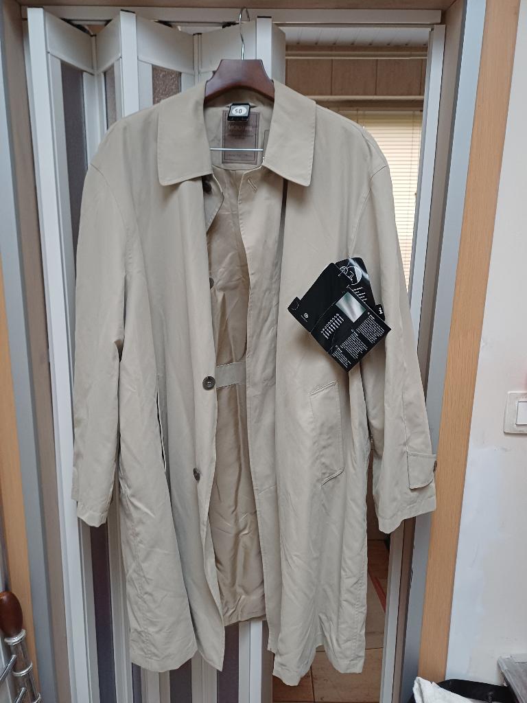 Canda waterdichte trenchcoat maat 50 nieuw, nooit gedragen, Ophalen, Maat 48/50 (M), Beige, Nieuw